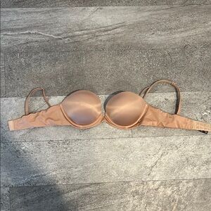 Victoria's Secret Tan Underwire Bra with Adjustable Removal Straps